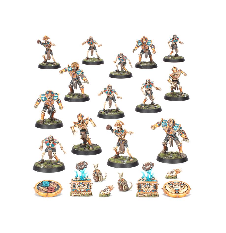 Tomb Kings Blood Bowl Team: The Nehekhara Nightmares