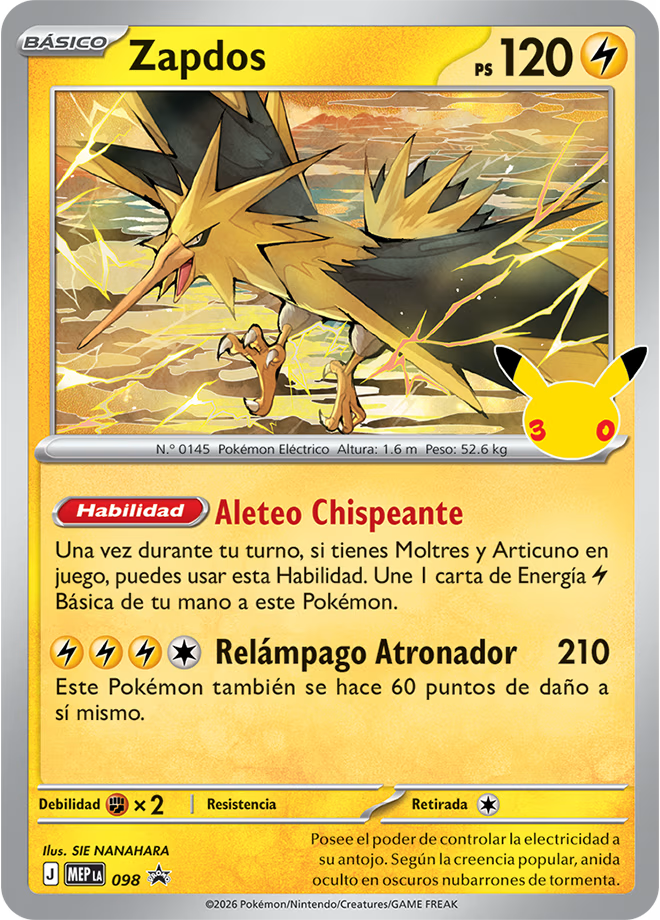 Colección con Póster de Celebración 30.º Aniversario de JCC Pokémon