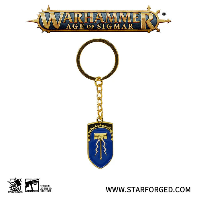 Warhammer Age of Sigmar Sigmarrite Shield Stormcast Liberators Keychain Starforged
