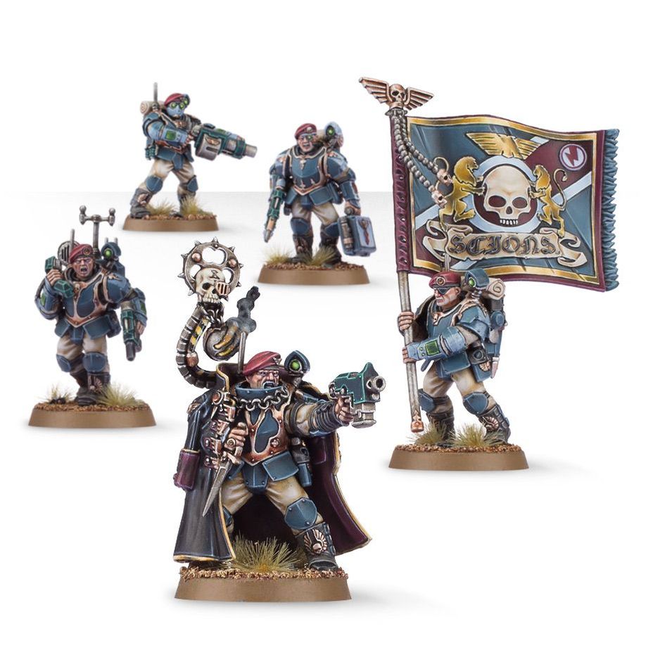 Militarum Tempestus Scions / Militarum Tempestus Scions Command Squad
