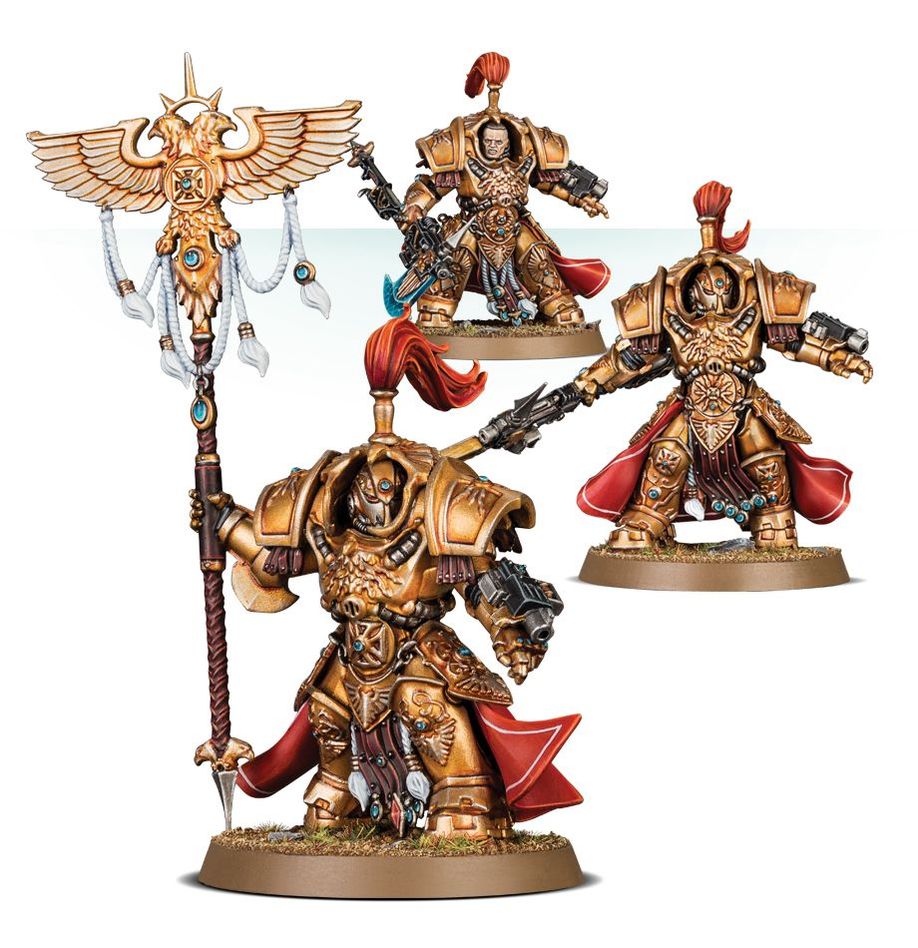 Allarus Custodians / Vexilus Praetor in Allarus Terminator Armour