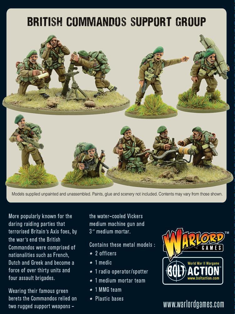British Commandos support group