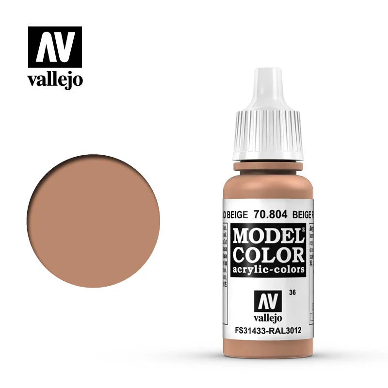 Model color Rojo beige