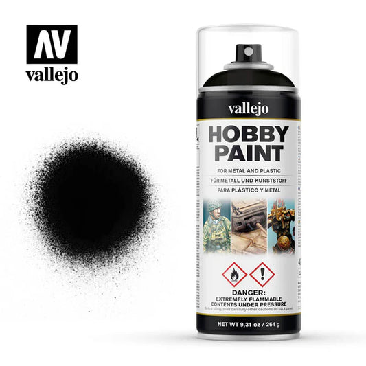 Negro Hobby paint primer spray