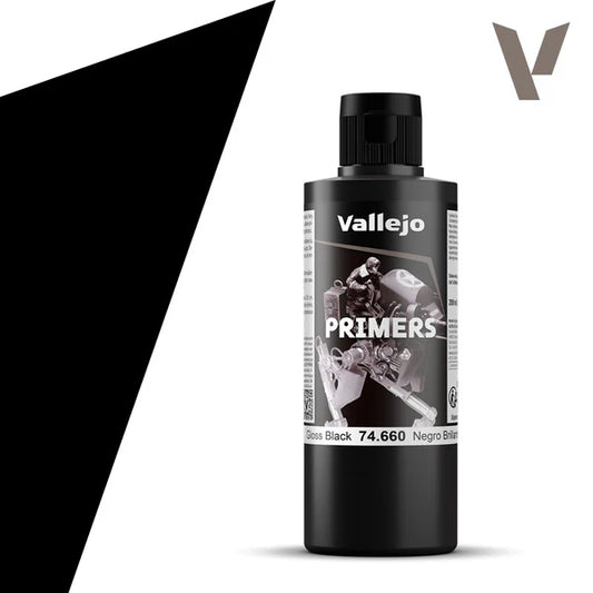 74.660 Surface Primer Vallejo 200ml (Negro Brillante)