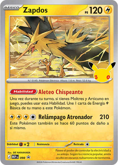 Colección con Póster de Celebración 30.º Aniversario de JCC Pokémon