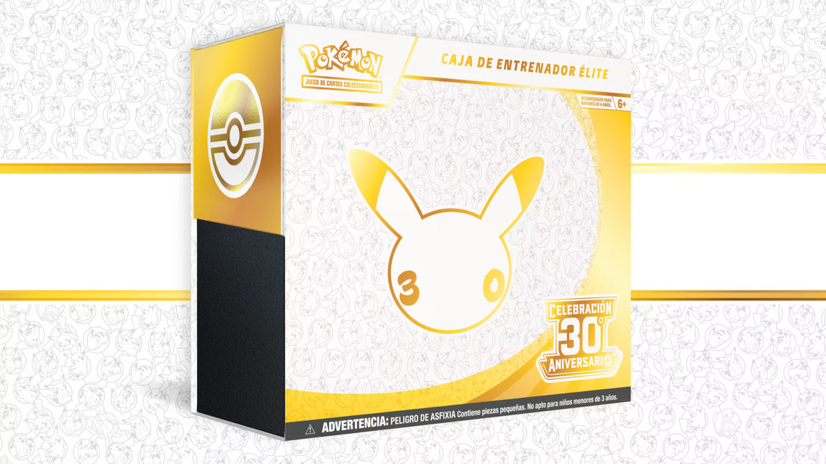 Caja de Entrenador Élite de Celebración 30.º Aniversario de JCC Pokémon