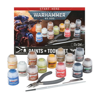 Warhammer 40,000: Paints + Tools Set 11th edition