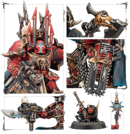 Sorcerer Lord in Terminator Armour / Chaos Lord in Terminator Armour.