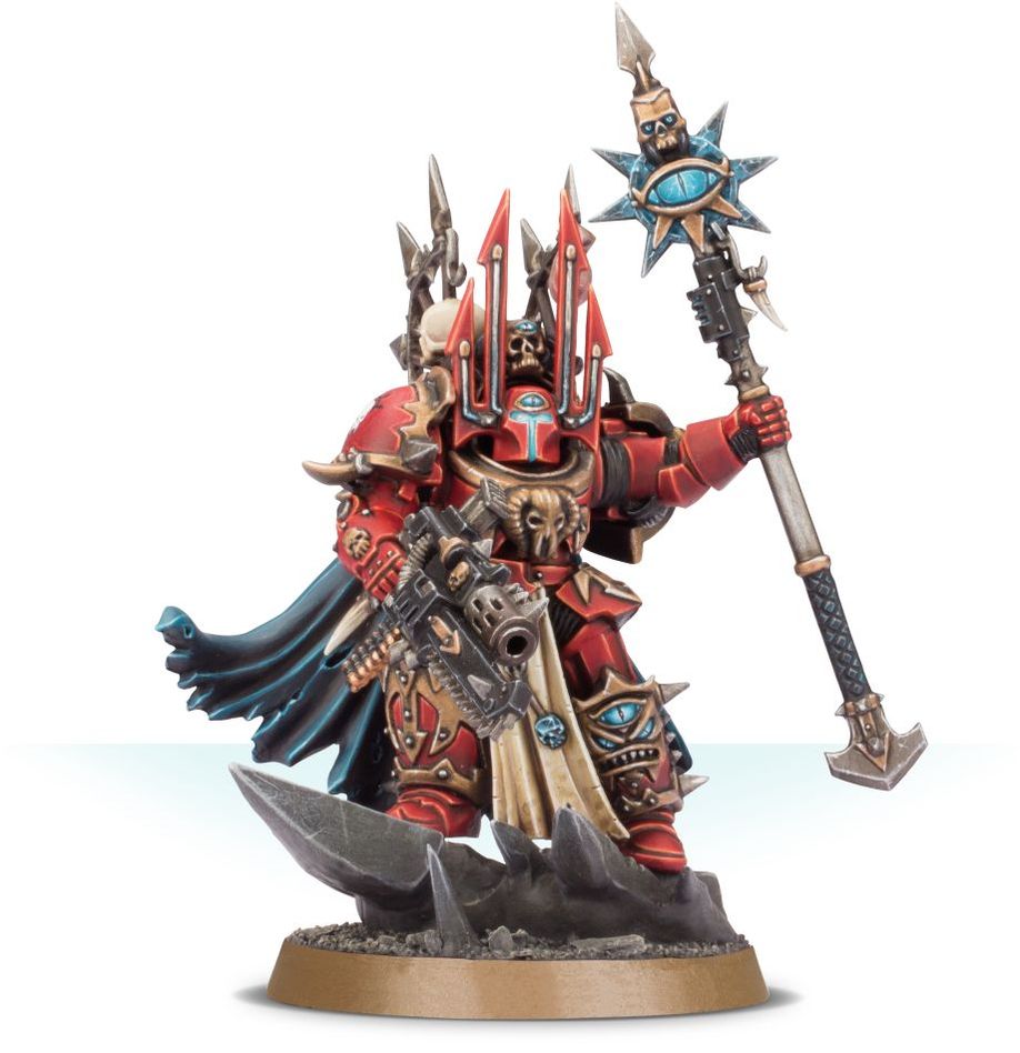 Sorcerer Lord in Terminator Armour / Chaos Lord in Terminator Armour.
