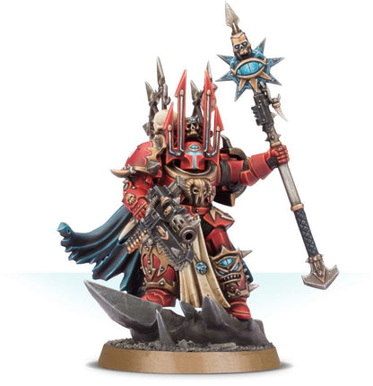 Sorcerer Lord in Terminator Armour / Chaos Lord in Terminator Armour.