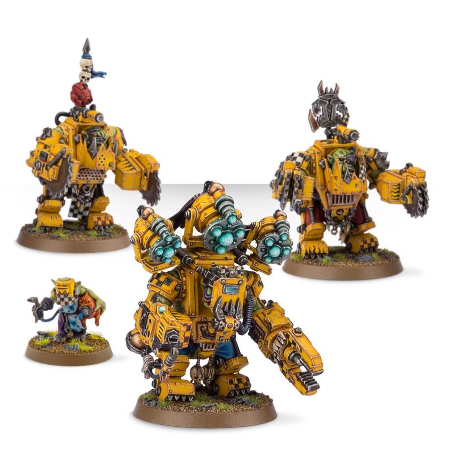 Meganobz / Big Mek in Mega Armour