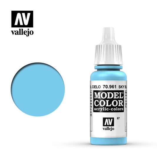 Model color Azul cielo