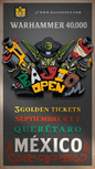 Boleto de Entrada  WH40k Bajio Open 2025