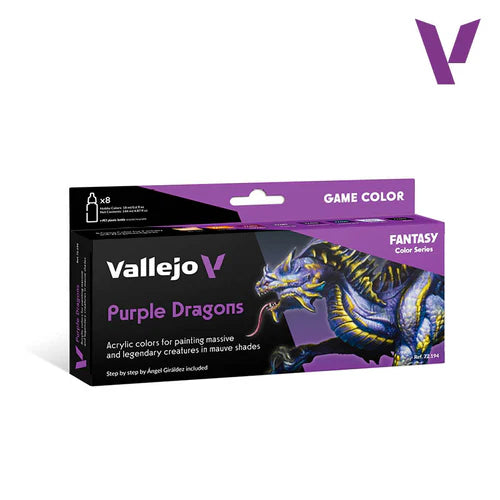 72.194 GAME COLOR SET. PURPLE DRAGONS